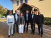 Von links: Jochen Jehle, Dieter Stauber, Ingrid Sauter, BM Daniel Heß, Norbert Zeller, Michael Wilkendorf
